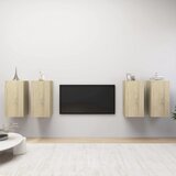 The Living Store TV omarice 4 kosi sonoma hrast 30,5x30x60 cm iverna plošča - TV Omarica, (21374719) Cene