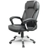 Sofotel EG-222 Uredska Kožna Fotelja, Crna | shoptok.hr