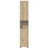 vidaXL Kupaonski ormar s pohranom sonoma hrast 37 x 31.5 x 203 cm | shoptok.hr