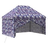 POP-UP Paviljon s 4 Zidova 2,9 x 4,3 m Plavi kamuflaža | Eponuda.ba