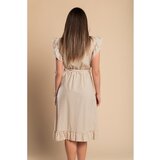 Fenzy Midi Haljina S Uzorkom Na Točkice, Krem | shoptok.hr