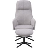 Unique Furniture Svetlo siv fotelj za sprostitev Manning – | Shoptok.si