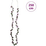  Božićni cvjetni vijenci 6 kom svjetloljubičasti 250 cm | shoptok.hr