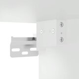  Kupaonski zidni ormarić bijeli 80x25x30 cm izrađeno drvo | shoptok.hr