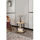 Hanah home sto za kafu bookcase 2 tier round hrast | ePonuda.com