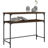  Konzolni stol boja hrasta 100 x 35,5 x 75 cm konstruirano drvo Smeđa | shoptok.hr