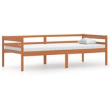 Maison Chic Posteljni okvir - Enojna postelja - Postelja za odrasle medeno rjav iz trdne borovine 90x200 cm-J8819, (21761341) Cene