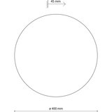  Zidna svetiljka LUNA 4xG9/8W/230V, prečnik 40 cm, bela | Eponuda.com