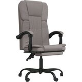  Uredski naslonjač od tkanine smeđesivi | shoptok.hr