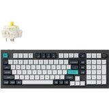 KEYCHRON Q5 Max QMK/VIA Brezžična Mehanska Tipkovnica, Bluetooth / 2.4 GHz, Banana Tactile Switch, US Layout, Q5M-M4, (21733282) Cene