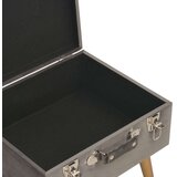 vidaXL stolček s prostorom za shranjevanje 40 cm siv žamet | Shoptok.si