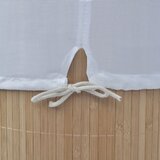  Košara za rublje od bambusa ovalna pridodne boje | shoptok.hr