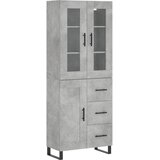  Visoka komoda siva betona 69,5x34x180 cm od konstruiranog drva | shoptok.hr