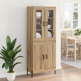  Highboard Umjetnički hrast 69,5 x 34 x 180 cm Konstruirano drvo | shoptok.hr