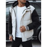 DStreet Kurtka zimowa męska pikowana biała | Shoptok.si