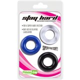 Lonelyi Stay Hard - set prstenova za penis - u boji (3 dijela) | shoptok.hr