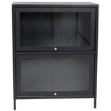 Venture Home vitrina Bakal 40 × 100 × 80 cm, crna | shoptok.hr