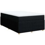 vidaXL Krevet box spring s madracem crni 120 x 190 cm od tkanine | shoptok.hr