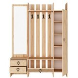 Hanah home cipelarnik sa čivilukom last mirror atlantic pine | ePonuda.com