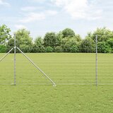 vidaXL ograja za polja 1.5x25 m pocinkano jeklo | Shoptok.si