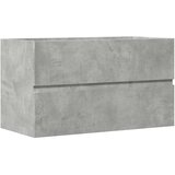 vidaXL Kupaonski viseći ormarić siva boja betona 80x38,5x45 cm drveni | shoptok.hr