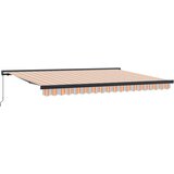 Tenda Retraktilna tenda Oranžna in siva 400 × 300 cm, (5000206473) | Shoptok.si