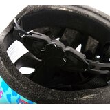 Volare dječja kaciga - tirkizno-roza s cvijećem 47-51cm XS | shoptok.hr