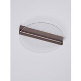 Nova Luce Rjava aluminijasta LED zatemnitvena stropna svetilka s senčilom iz akrilnega stekla Noah – | Shoptok.si