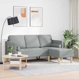  Set sofe s jastukom Svijetlo siva Poliester | shoptok.hr