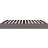 vidaXL Otomanski okvir kreveta bez madraca sivi 160x200cm umjetne kože | shoptok.hr