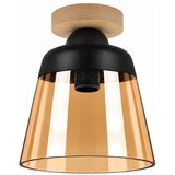  BRILAGI-LED Plafonsko svetlo R GLASS 1xE27/60W/230V prečnik 15,5 cm hrast/dimljeno bež Cene