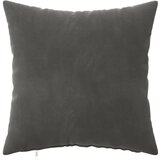  Presvlaka za jastuk 6 pcs HEERLEN Tamnosiva 30 x 30 cm Baršun | shoptok.hr