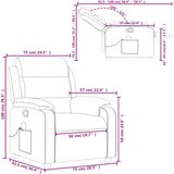 vidaXL Masažni stol krem umetno usnje | Shoptok.si