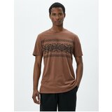 Koton T-Shirt - Brown - Regular fit cene