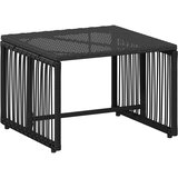  Set vanjskog namještaja 11 pcs Crna i Tirkizna poliratan | shoptok.hr