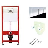Tece BASE MODUL ZA WC SA TIPKOM SJAJNI KROM 94000412 | Eponuda.ba