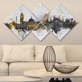 Wallity slika 4MDF1580766238, 60x115 cm, 4 dela | ePonuda.com
