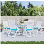 vidaXL Jastuci za vrtne stolice 6 kom tirkizni 40x40x3 cm od tkanine | shoptok.hr