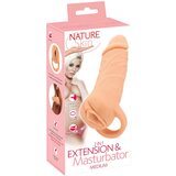 Nature Skin omotač penisa i umjetna vagina - 18cm (prirodna) | shoptok.hr