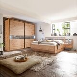 XORA posteljna garnitura 180 cm x 200 cm , kovina, umetna masa, leseni material barve hrasta Cene