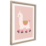 Styler Otroška slika 30x40 cm Roller Llama – | Shoptok.si