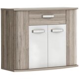 CARRYHOME Komoda Rondino, Barva Hrasta, Bela u