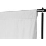  Pozadinski sustav s potporom 600 x 300 cm bijeli | Eponuda.com