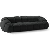 Micadoni Home Črna žametna sedežna garnitura 294 cm Diana – | Shoptok.si