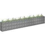 vidaXL Visoka greda gabion pocinkano jeklo 360x30x60 cm Cene