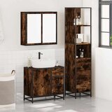 vidaXL 3-dijelni set kupaonskog namještaja boja hrasta drveni | shoptok.hr