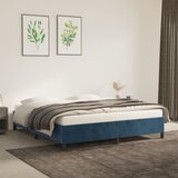 vidaXL Okvir za krevet tamnoplavi 160x200 cm baršunasti Cijene