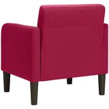 SOFA fotelja s naslonima za ruke vino crvena 54 cm baršun | shoptok.hr