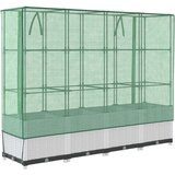  Povišena gredica s pokrovom za staklenik 160 x 40 x 138 cm | shoptok.hr
