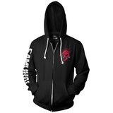 Jinx CYBERPUNK 2077 BIGGEST FAN ZIP-UP HOODIE ČRN XL | Shoptok.si